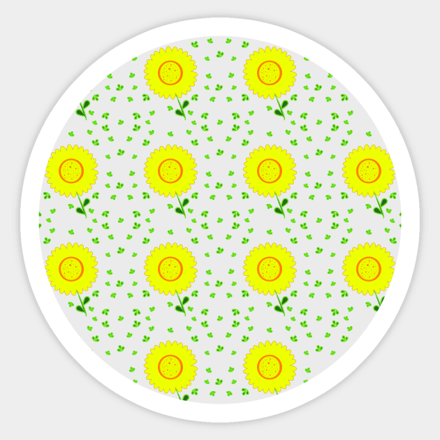 Oh, Daisy! You're a breath of summer air. A breezy, cheerful design. Sticker by innerspectrum
